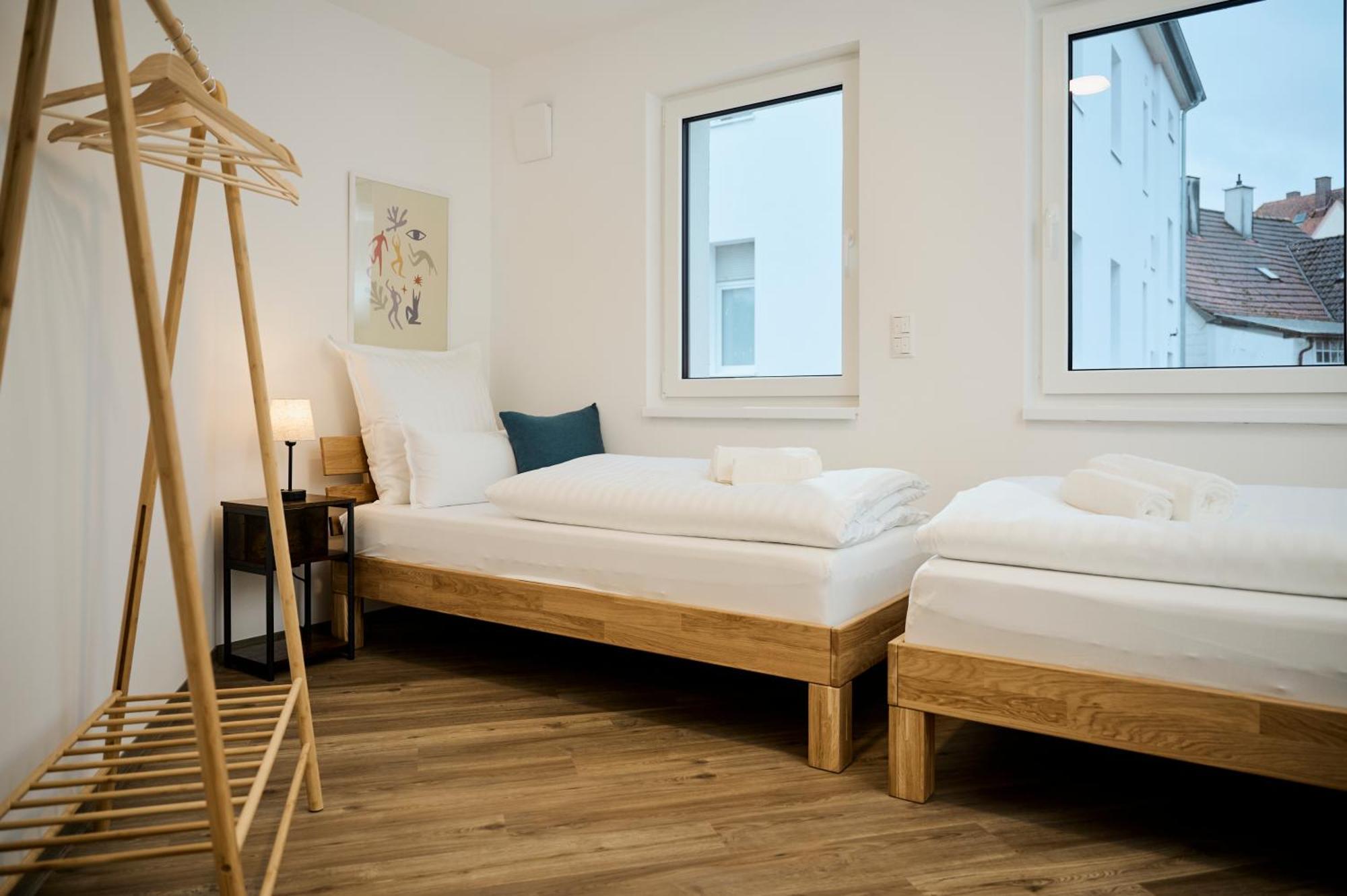 Moderne Apartments Mit Highspeed-Wlan Und Gratis-Tiefgarage Ihr Perfekter Rueckzugsort Nahe Dem Zentrum Und Der Therme I Barrierearm Bad Kissingen Luaran gambar