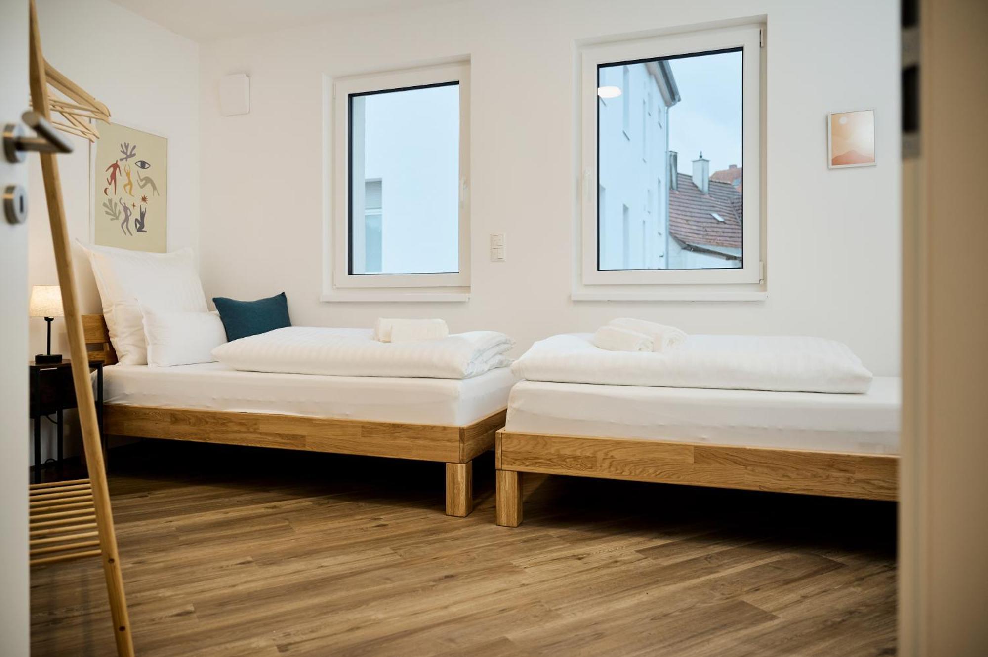 Moderne Apartments Mit Highspeed-Wlan Und Gratis-Tiefgarage Ihr Perfekter Rueckzugsort Nahe Dem Zentrum Und Der Therme I Barrierearm Bad Kissingen Luaran gambar