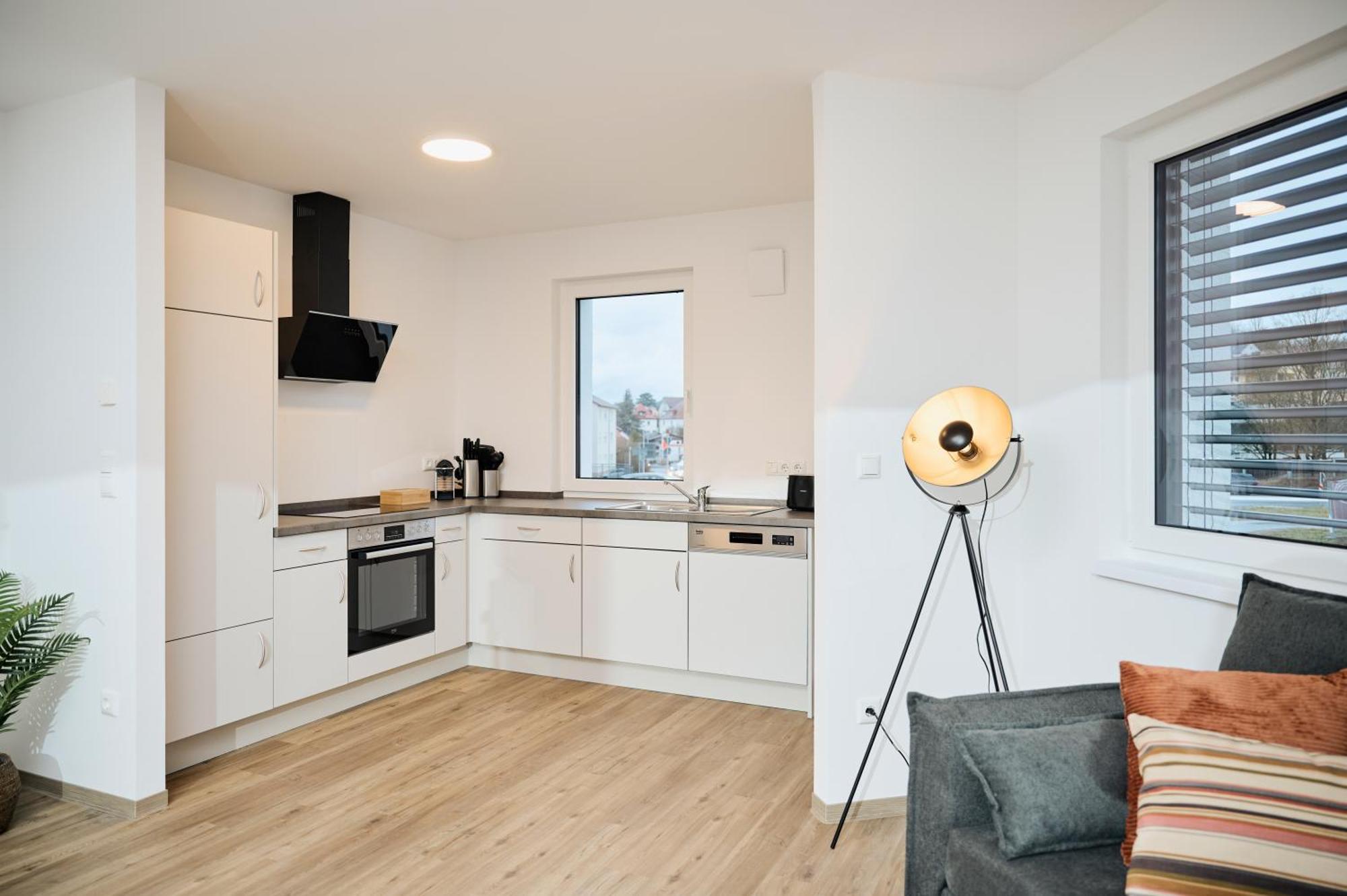 Moderne Apartments Mit Highspeed-Wlan Und Gratis-Tiefgarage Ihr Perfekter Rueckzugsort Nahe Dem Zentrum Und Der Therme I Barrierearm Bad Kissingen Luaran gambar