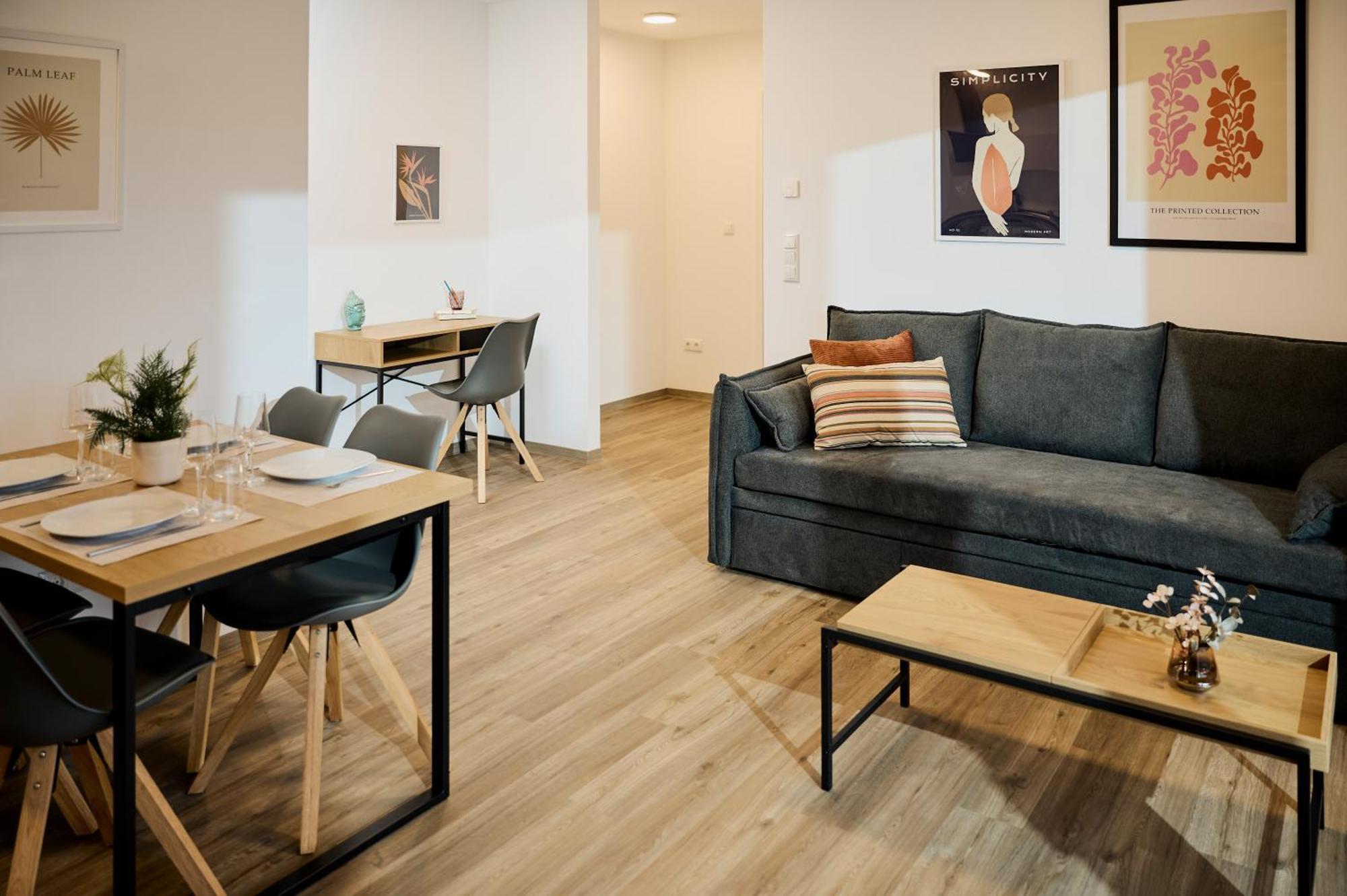 Moderne Apartments Mit Highspeed-Wlan Und Gratis-Tiefgarage Ihr Perfekter Rueckzugsort Nahe Dem Zentrum Und Der Therme I Barrierearm Bad Kissingen Luaran gambar